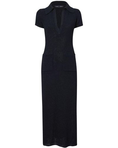 Proenza Schouler Short-sleeve Knit Dress - Blue