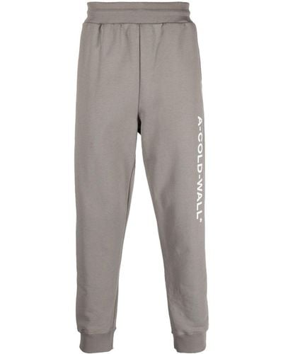 A_COLD_WALL* Essential Logo-print Track Pants - Grey
