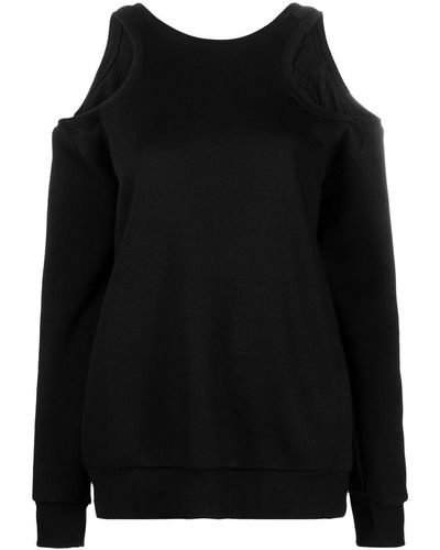 Ioana Ciolacu Backless Cut-out Sweatshirt - Black