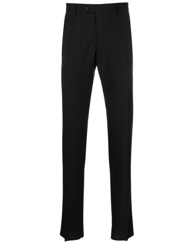 Ferragamo Mid-rise Tailored Trousers - Black