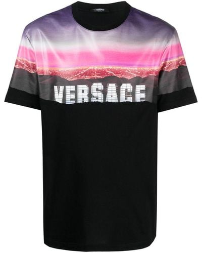 Versace T Shirt Hills - Nero