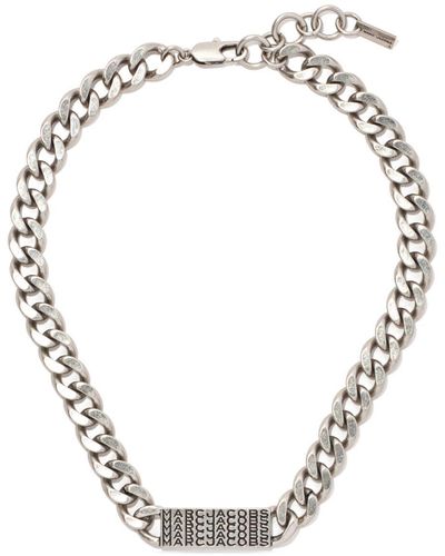 Marc Jacobs Id Chain Necklace - Metallic