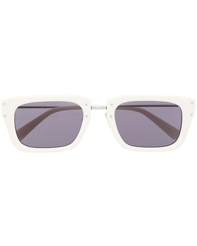 Jacquemus Square-frame Tinted Sunglasses - White