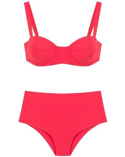 Isolda High Waist Bikini - Roze