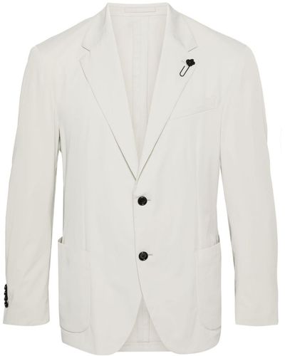 Lardini Single-breasted blazer - Weiß