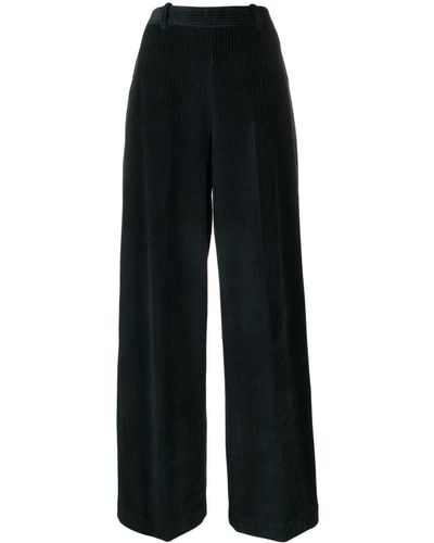 Circolo 1901 Pantalones anchos con pinzas - Negro