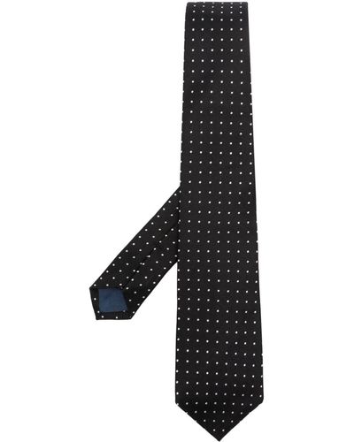Polo Ralph Lauren Polka-dot Silk Tie - Black