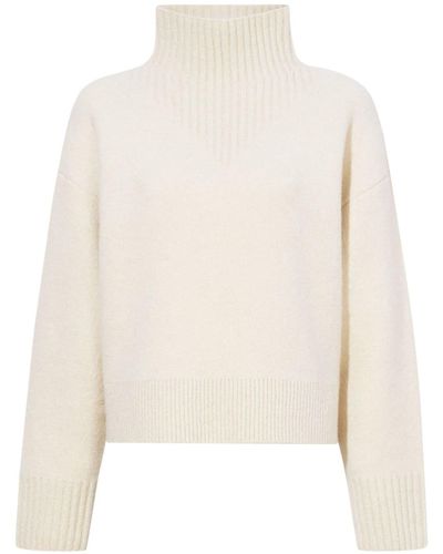 Proenza Schouler Fine-knit Roll-neck Sweater - White