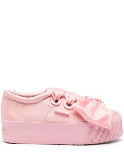 Viktor & Rolf X Superga Bow-detail Sneakers - Pink