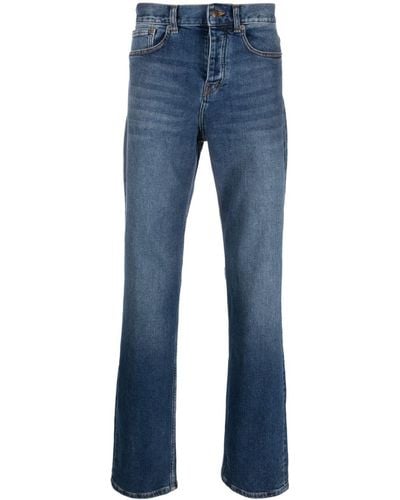 Zadig & Voltaire Straight-leg Cotton Jeans - Blue