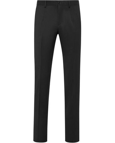 Philipp Plein Slim-fit Tailored Trousers - Black