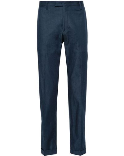 Briglia 1949 Mid-rise Cotton Chino Trousers - Blue