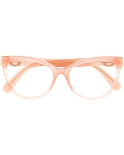 Moncler Brille mit Cat-Eye-Gestell - Pink