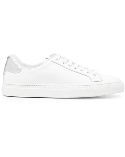 SCAROSSO Cecilia Flatform Sneakers - White