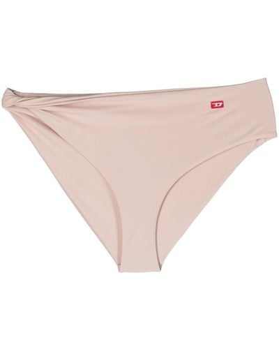 DIESEL Ash Twisted Bikini Bottoms - Pink