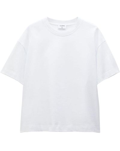 Filippa K Oversized Organic-cotton T-shirt - White