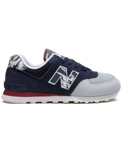 New Balance 574 "navy Camo" Sneakers - Blue