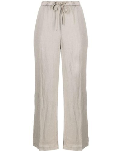 James Perse Straight-leg Linen Trousers - White