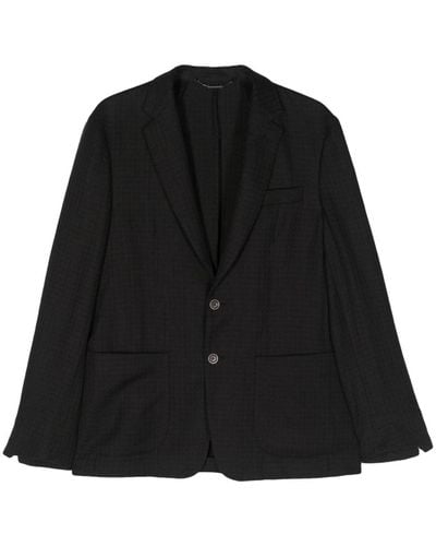 Corneliani シングルジャケット - ブラック