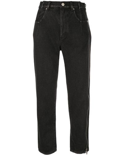 3.1 Phillip Lim Zip-detail Cropped Jeans - Black