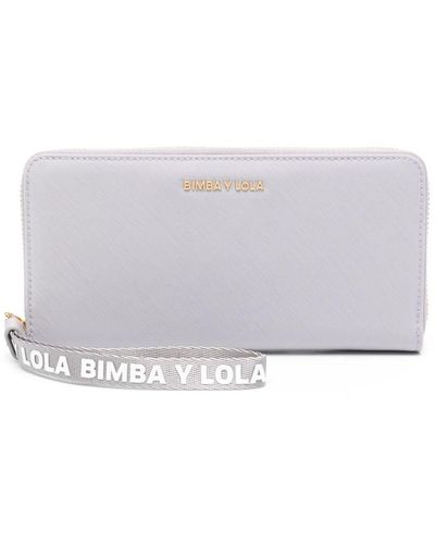Bimba Y Lola Logo-lettering Wallet - Gray