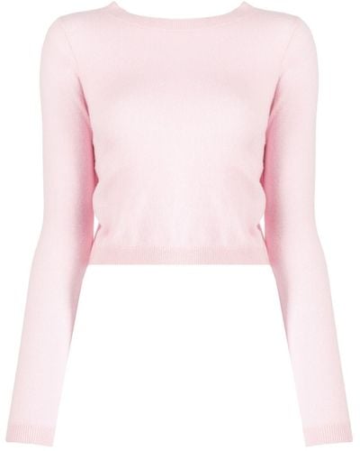 Cynthia Rowley Round-neck Sweater - Pink