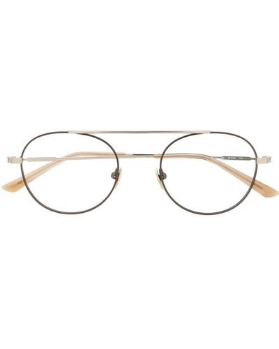 Calvin Klein アビエーター眼鏡フレーム - メタリック