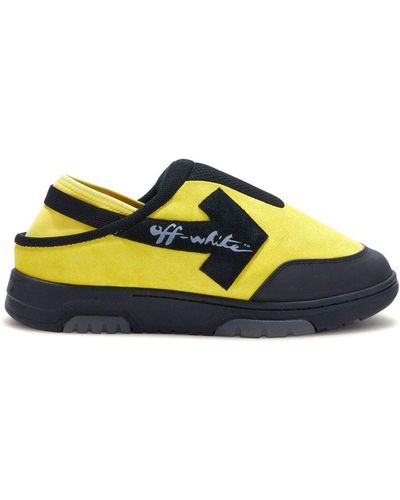 Off-White c/o Virgil Abloh Out Of Office Slip-on Sneakers - Geel