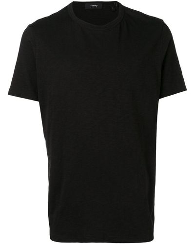 Theory Camiseta ajustada de manga corta - Negro