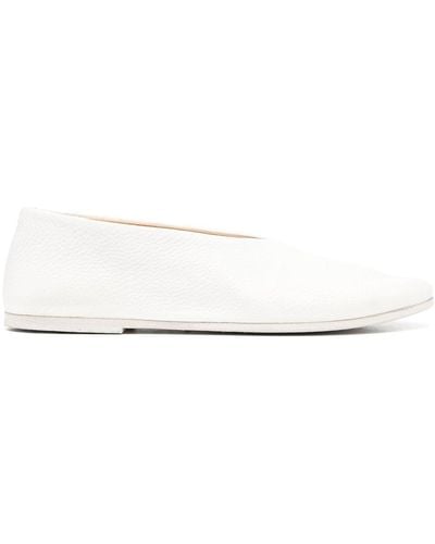 Marsèll Classic Leather Loafers - White