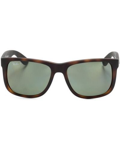 Ray-Ban Justin Classic Square-frame Sunglasses - Gray