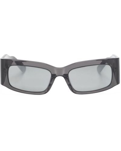 Balenciaga Rectangle-frame Sunglasses - Gray