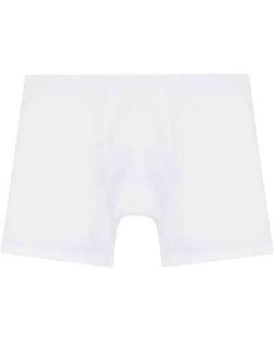 Balenciaga Shorts mit Logo-Borte - Weiß