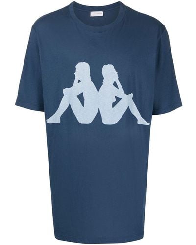 Faith Connexion X Kappa Oversized T-shirt - Blauw