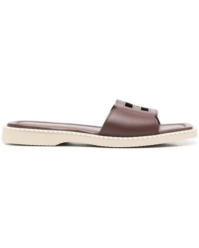 Hogan Flat Shoes - Brown