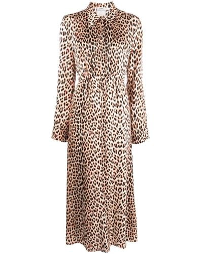 Forte Forte Kleid mit Leoparden-Print - Natur