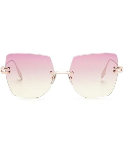 Dita Eyewear Embra Titanium Rimless Sunglasses - Pink