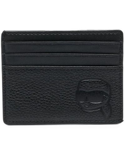 Karl Lagerfeld K/ikonik 2.0 Faux-leather Wallet - Black