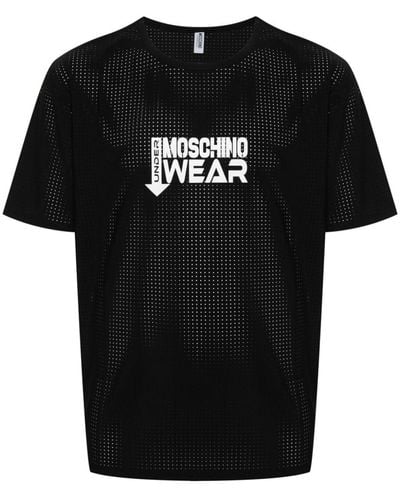 Moschino Logo-print T-shirt - ブラック