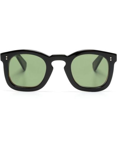 Lesca Tiger Square-frame Sunglasses - Green