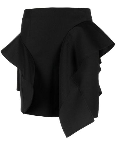JNBY Panelled Wool Mini Skirt - Black