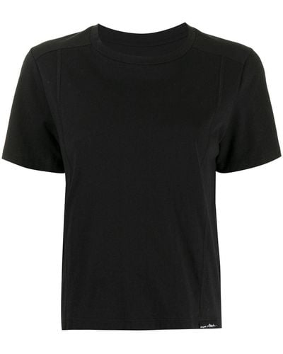 3.1 Phillip Lim Logo-patch Essential T-shirt - Black