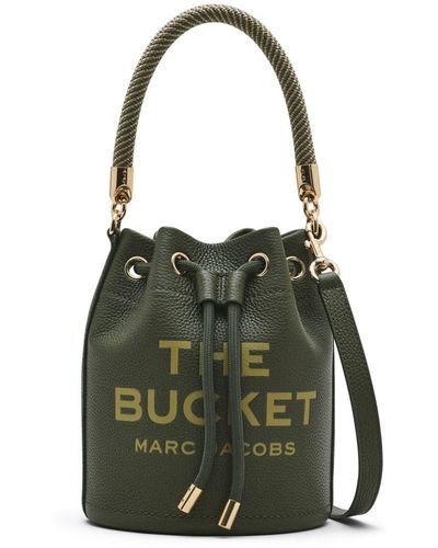 Marc Jacobs Sac seau The Leather Bucket - Vert