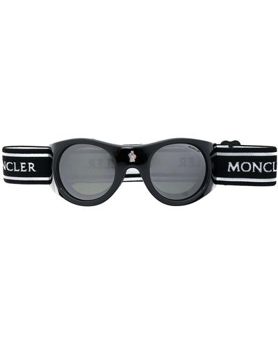 Moncler Round Frame Sunglasses - Zwart