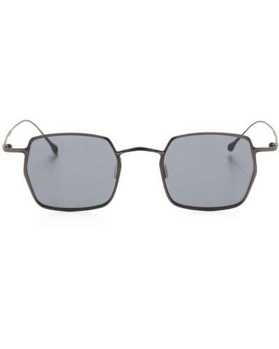 Rigards Sonnenbrille mit eckigem Gestell - Grau