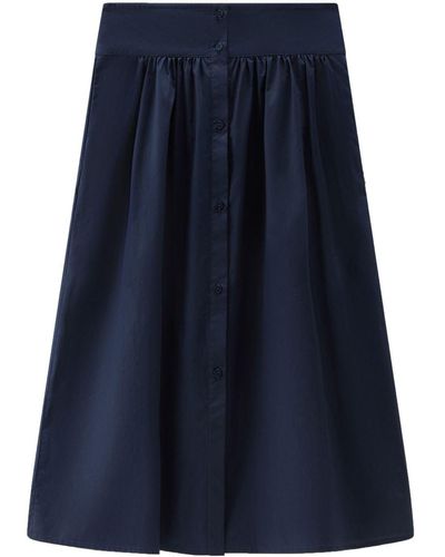Woolrich Aライン スカート - ブルー