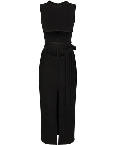 Dolce & Gabbana ベルテッド ドレス - ブラック