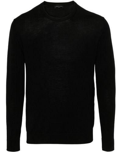 Roberto Collina メリノウール セーター - ブラック