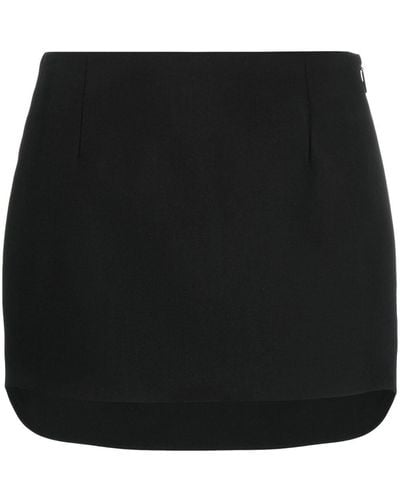 Ambush Asymmetric Mini Skirt - Black