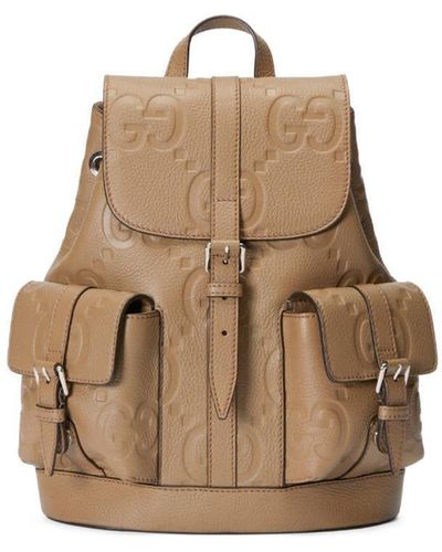 Gucci Small jumbo-GG Backpack - Natural